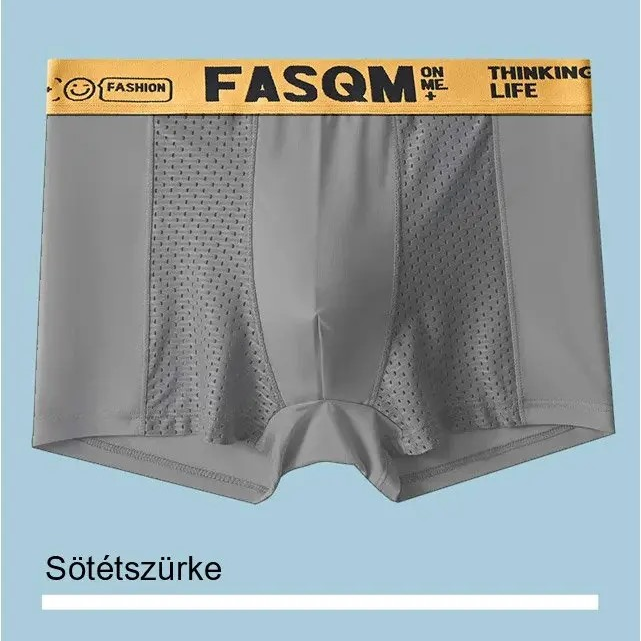 【6 Pack】 Men's Lightweight and Breathable Mesh Ice Silk Underwear