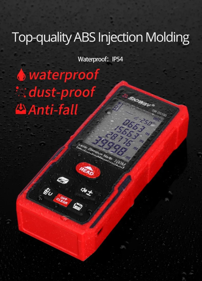 Hot sale - portable handheld digital laser distance meter can be connected to mobile phone