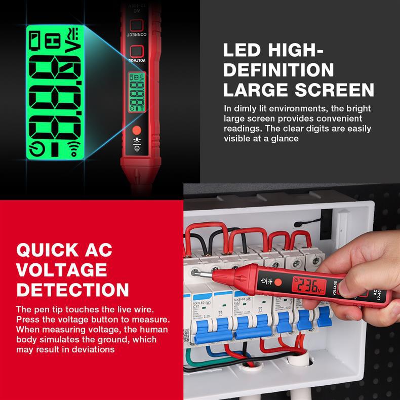 New cross head contact type voltage tester