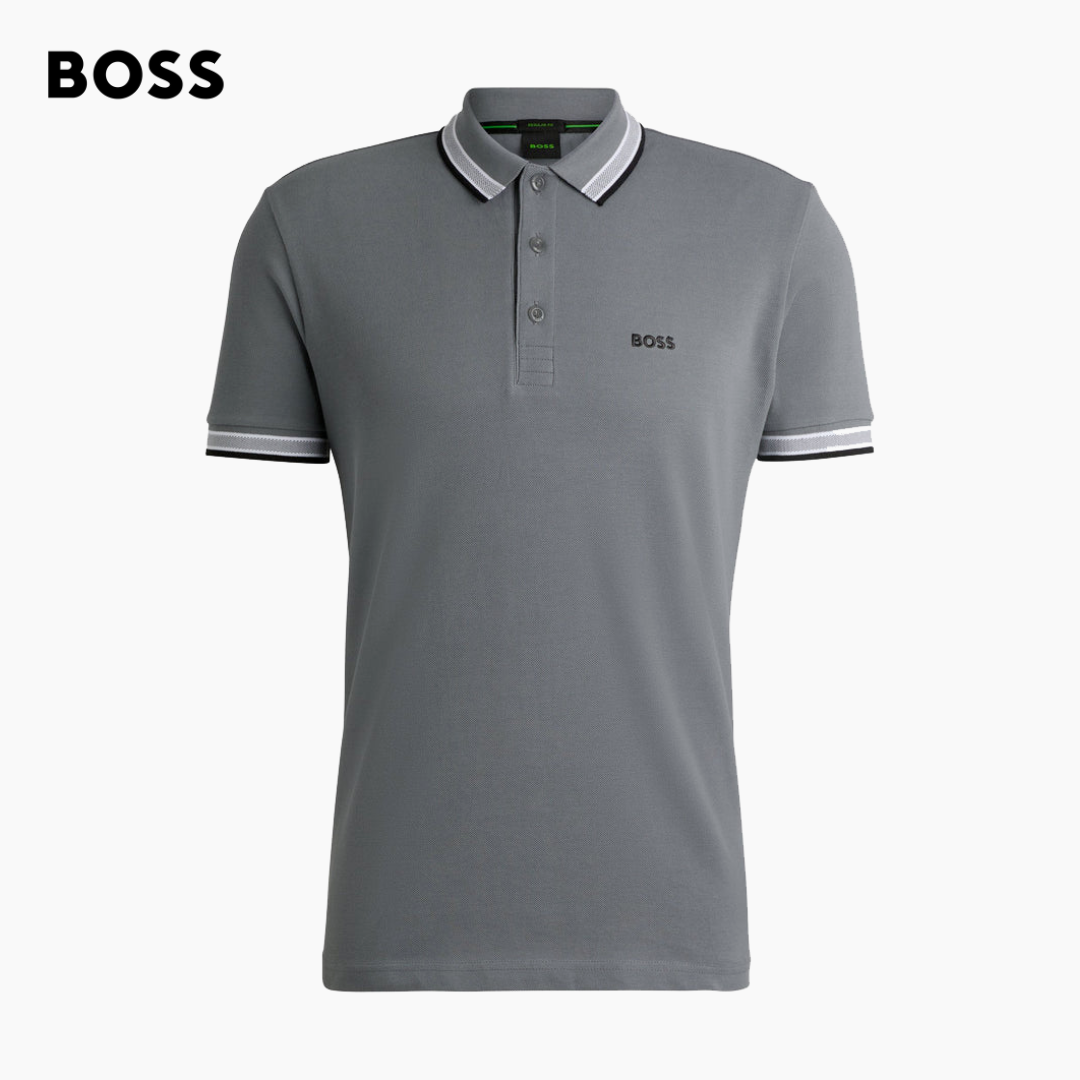 BOSS- Cotton Pique Polo Shirt