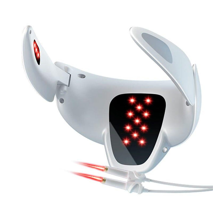Semiconductor laser therapy device - treatment of neck, rhinitis, cardiovascular and cerebrovascular diseases