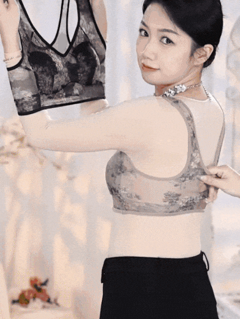 [Rich women are wearing]Lace Buttonless Comfortable Bra-Three pieces for only 33 euros