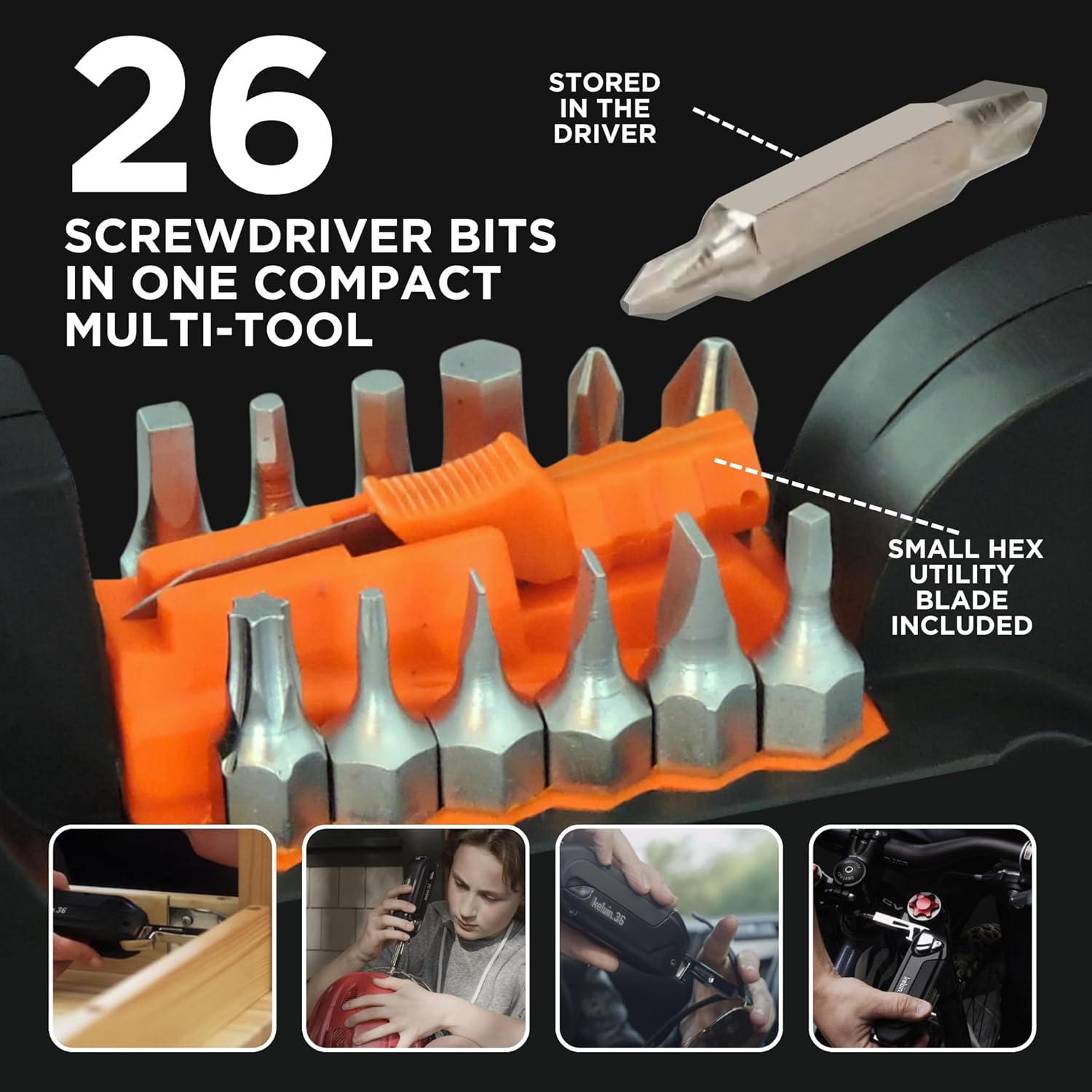 Kelvin Tools Kelvin-36 Multi-Tool Set, 36 Integrated Tools