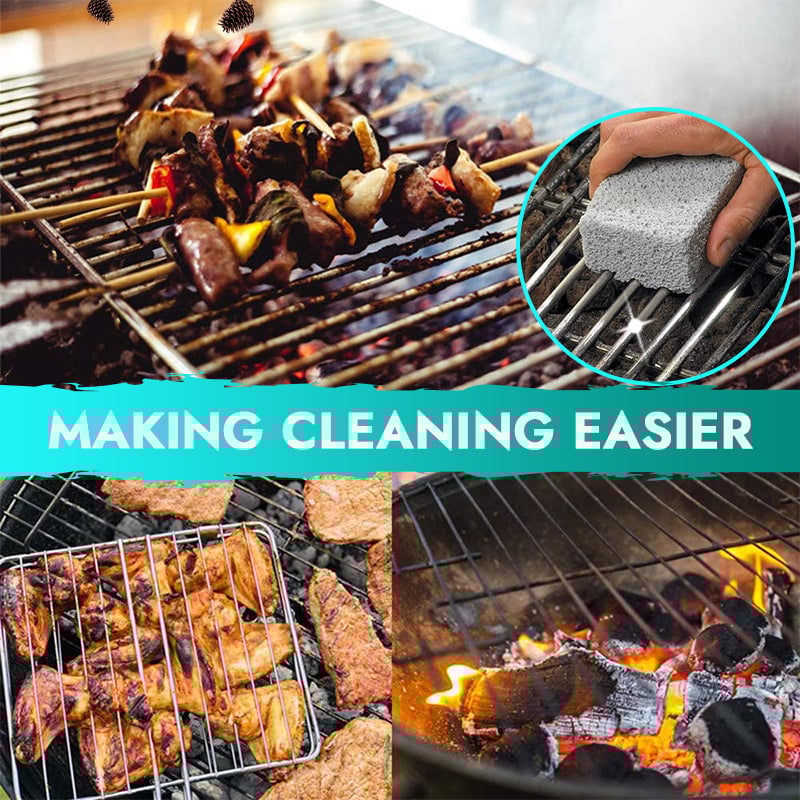 ⭐ Natural Pumice Grill Griddle Cleaning Block