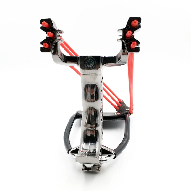 Big Power New Slingshot Outdoor Hunting Using a Foldable Slingshot With a Wrist Rest With Rubber Band Sling Shot Catapult
