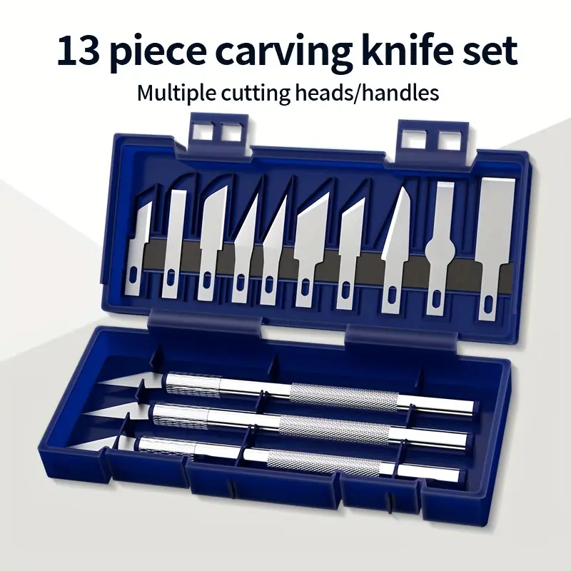 13-Pack Metal Engraving Handmade Kit DIY Precision Restoration Tools