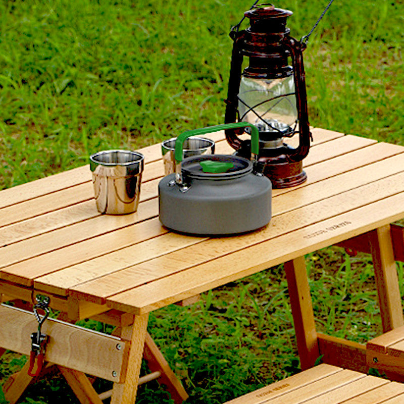 A solid, lightweight and portable camping cookware set.