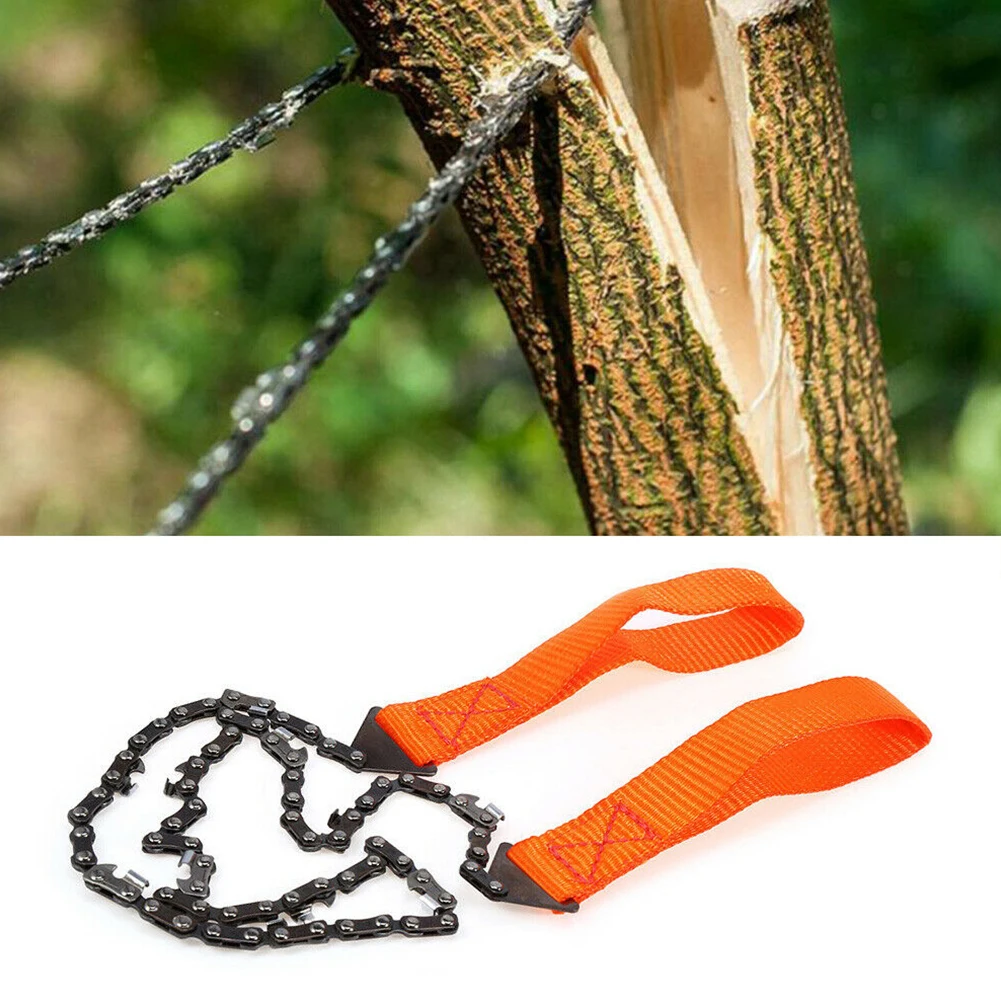 Outdoor Portable Hand-drawn Wire Saw Field Mountaineering Life-Saving Chain Saw Tool Multi-function Saw Chain Pocket Chain Saw