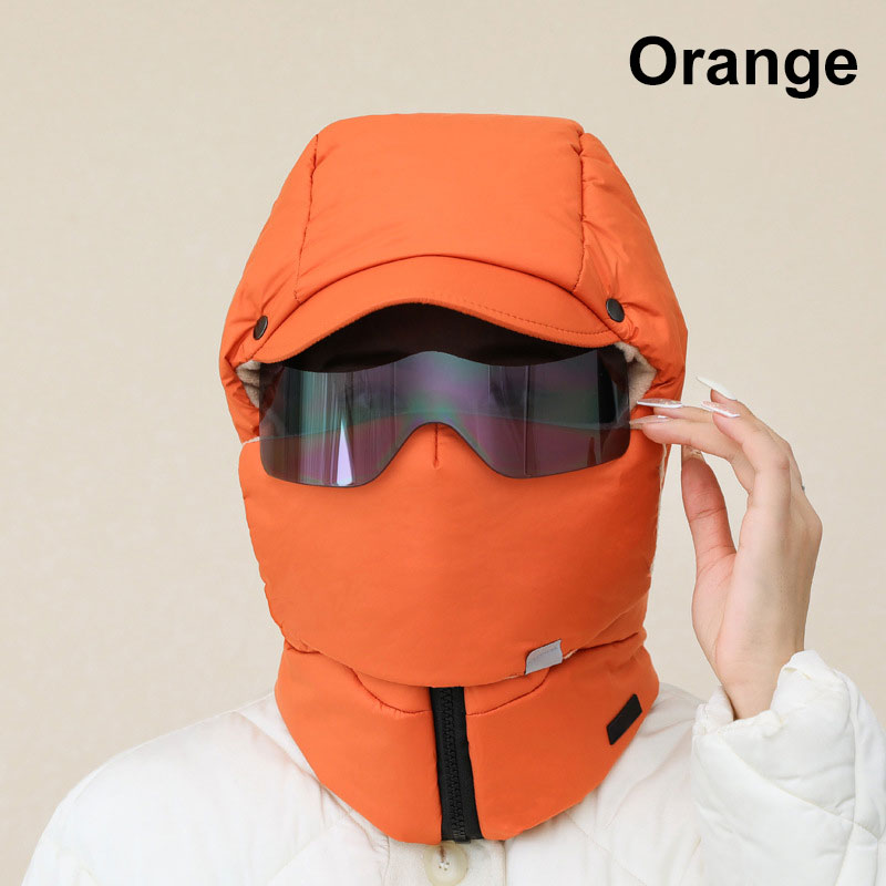 ❄️ Windproof full-face outdoor riding mask with goggles