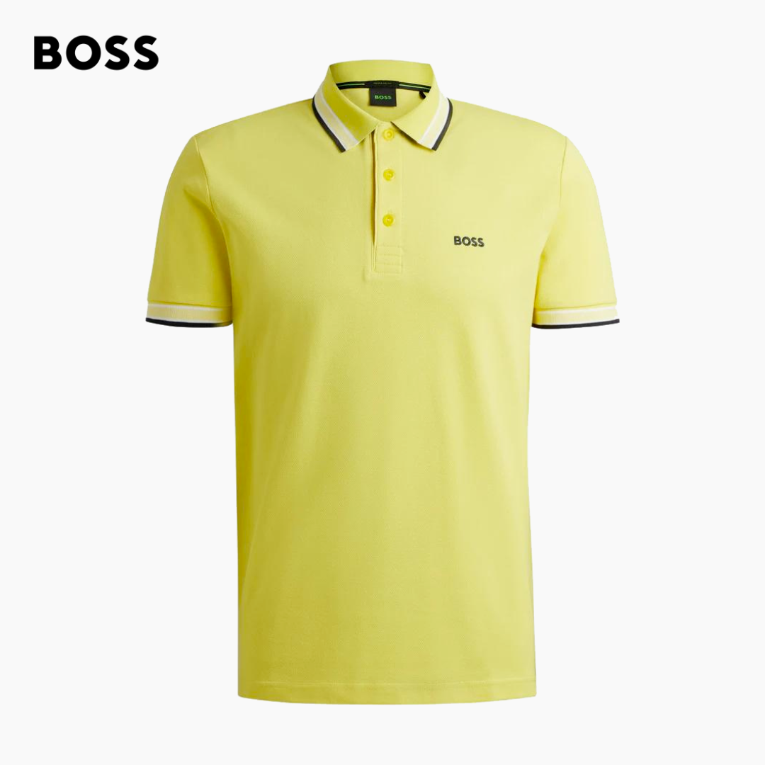 BOSS- Cotton Pique Polo Shirt