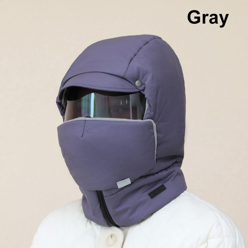 ❄️ Windproof full-face outdoor riding mask with goggles