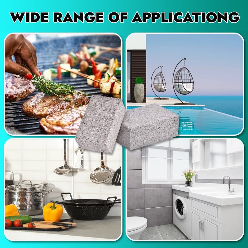 ⭐ Natural Pumice Grill Griddle Cleaning Block