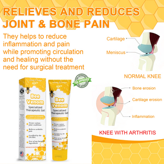 (🔥Limited Time Discount 🔥 Last Day🔥) 🐝AQA™ Bee Venom Joint Therapy Pain Relief Gel