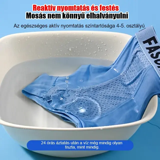 【6 Pack】 Men's Lightweight and Breathable Mesh Ice Silk Underwear