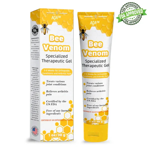 (🔥Limited Time Discount 🔥 Last Day🔥) 🐝AQA™ Bee Venom Joint Therapy Pain Relief Gel