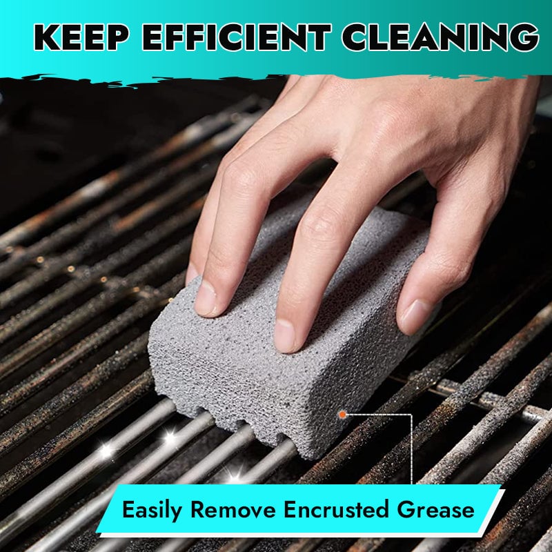 ⭐ Natural Pumice Grill Griddle Cleaning Block