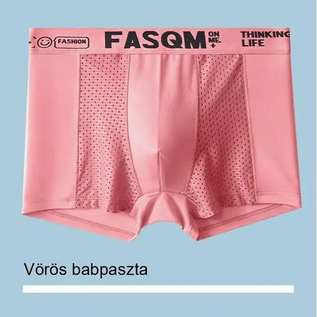 【6 Pack】 Men's Lightweight and Breathable Mesh Ice Silk Underwear