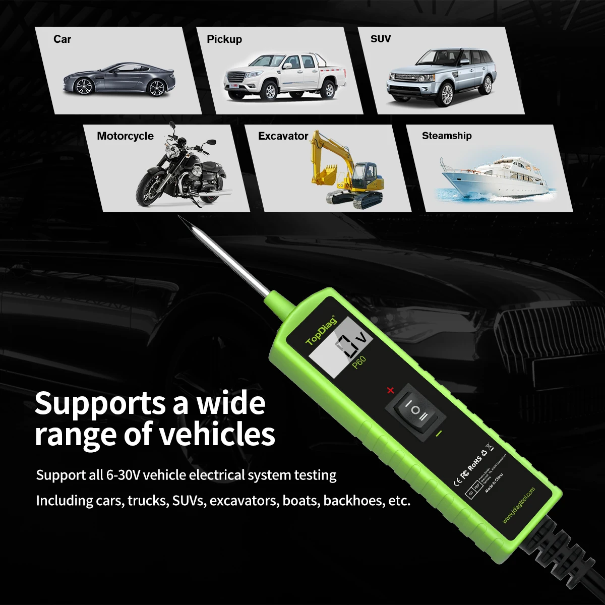 TopDiag P60 Probe Tester