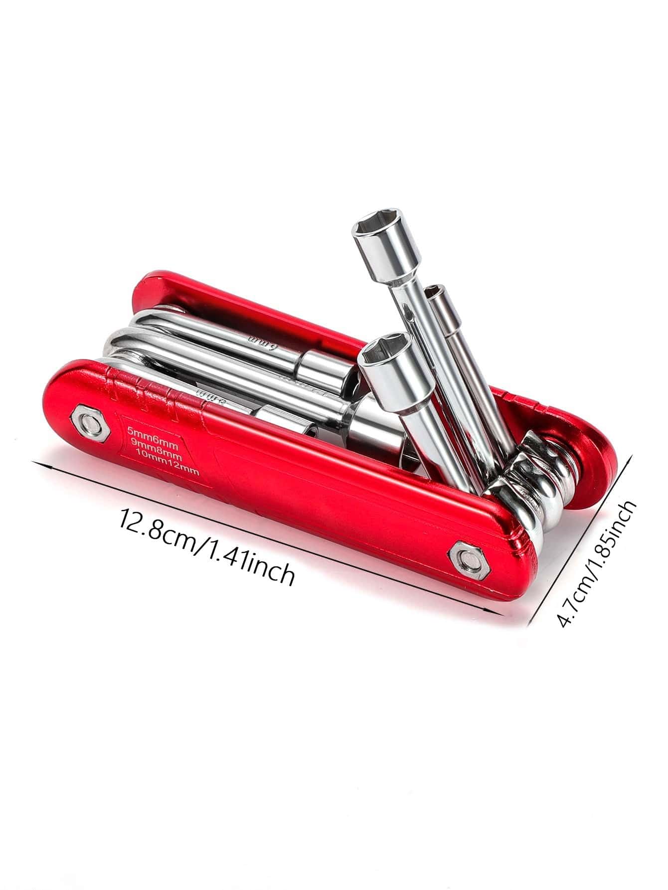 koolsoo Folding Hex Socket Tool Set Combination Easy to Carry Folding Nut Driver Set