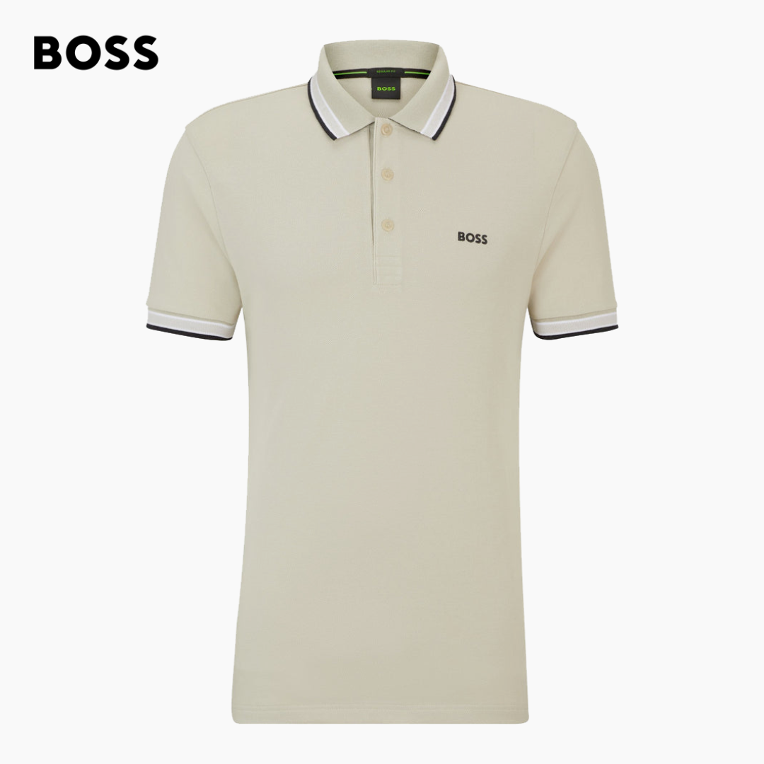 BOSS- Cotton Pique Polo Shirt