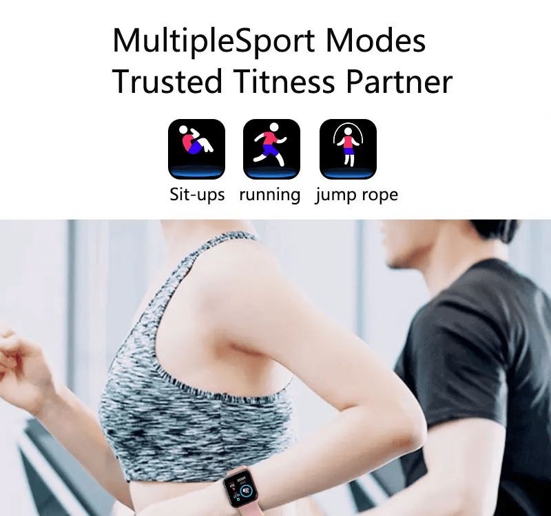 [All day monitoring of heart rate,blood sugar, and blood pressure] Bluetooth fashion smartwatch