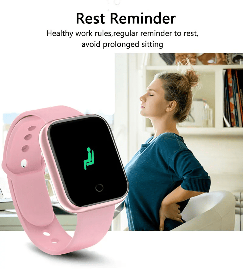 [All day monitoring of heart rate,blood sugar, and blood pressure] Bluetooth fashion smartwatch