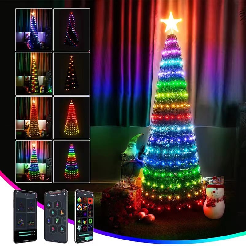 🎄Multi-color LED animated outdoor Christmas tree