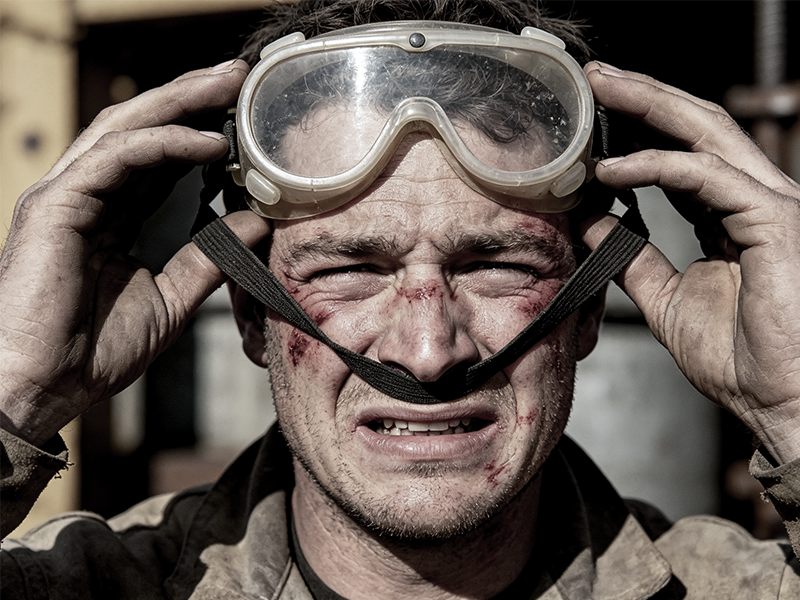Glasses put pressure on the face