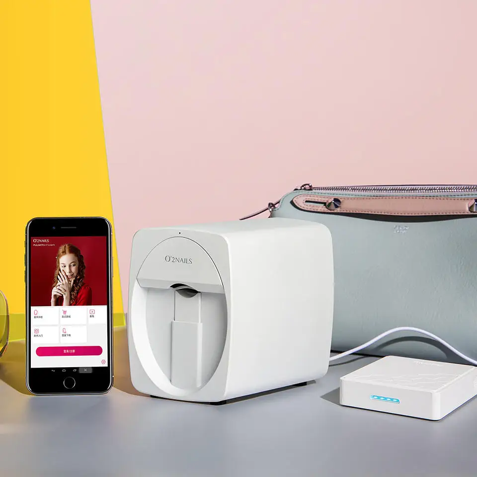 The latest fully automatic digital photo mobile nail printer painting machine