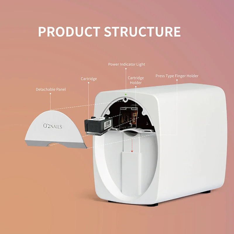 The latest fully automatic digital photo mobile nail printer painting machine