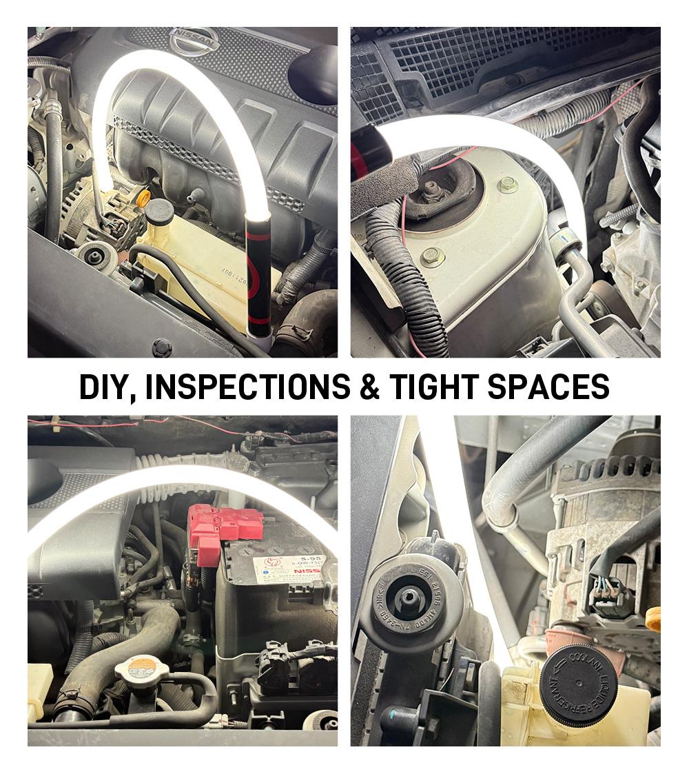 Bendable LED Flashlight Stick - 31" Flexible Design, 7-Hour Long Battery Life, High Lumens for Off-Road, Garage Mechanics, and Hard-to-Reach Areas Like Engine Bays Bendable LED Flashlight Stick - 31" Flexible Design, 7-Hour Long Battery Life, High Lumens for Off-Road, Garage Mechanics, and Hard-to-Reach Areas Like Engine Bays