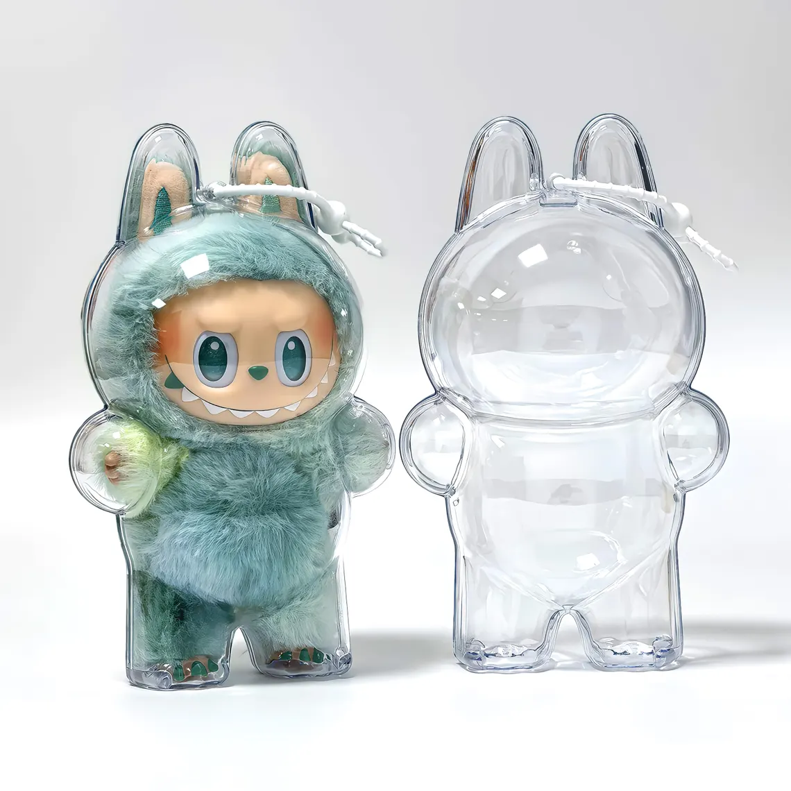 🧸LABUBU transparent protective case dust cover🎁