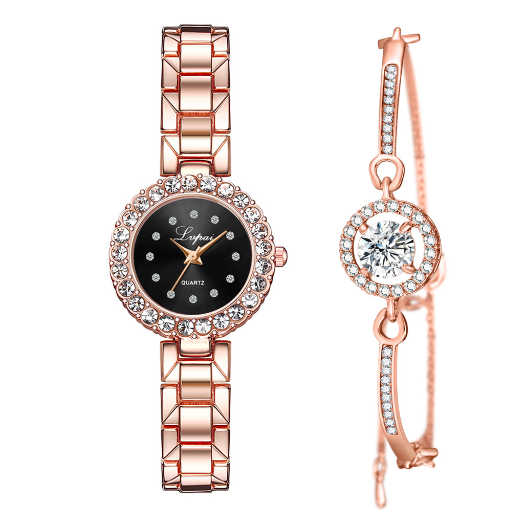 WOMEN WATCHES-SET BANGLE CLOCK BRACELET WRIST-WATCH QUARTZ WOMEN FASHION LADIES BRAND LUXURY