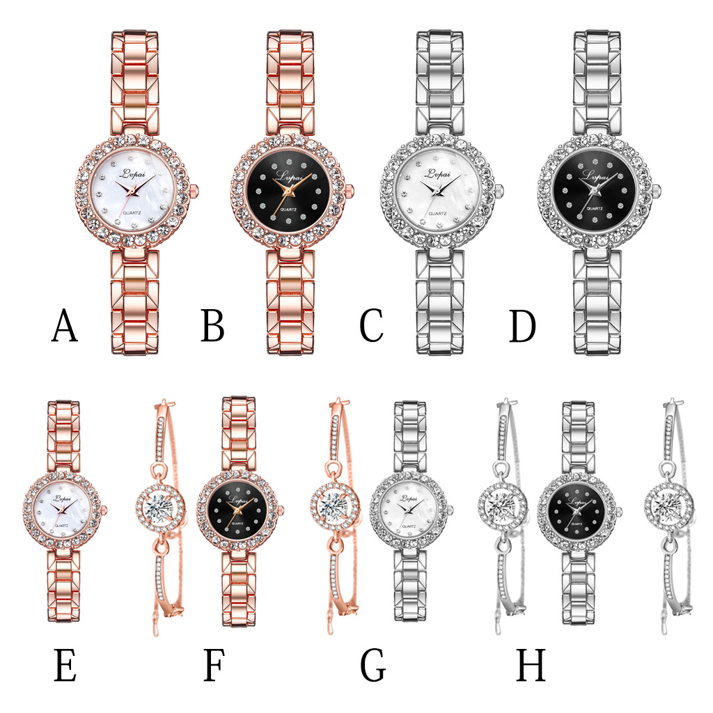 WOMEN WATCHES-SET BANGLE CLOCK BRACELET WRIST-WATCH QUARTZ WOMEN FASHION LADIES BRAND LUXURY