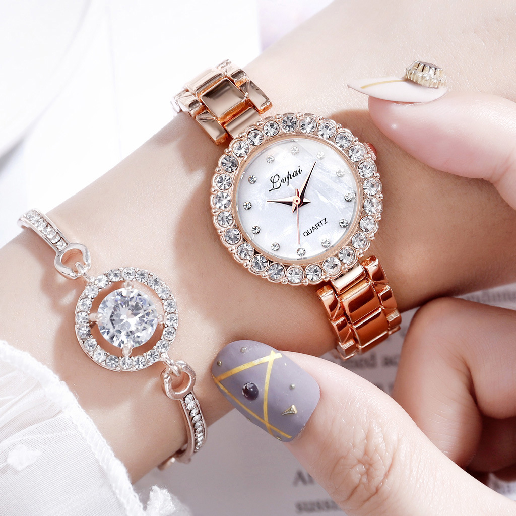 WOMEN WATCHES-SET BANGLE CLOCK BRACELET WRIST-WATCH QUARTZ WOMEN FASHION LADIES BRAND LUXURY