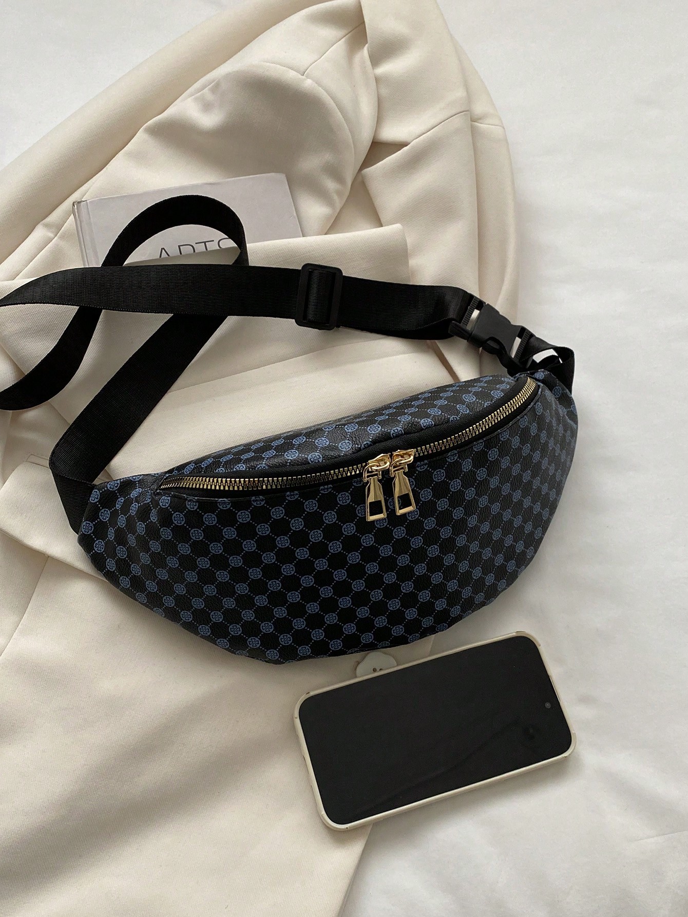 Fashionable Full Printed Waist Bag