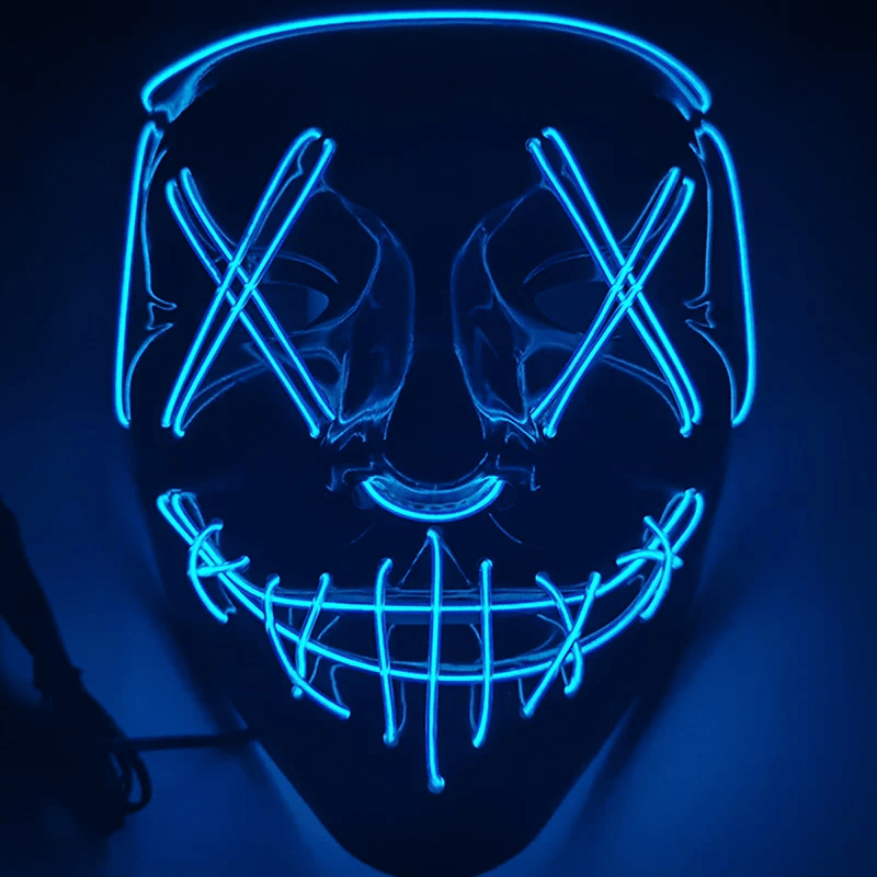 Halloween Neon Led Purge Party Mask