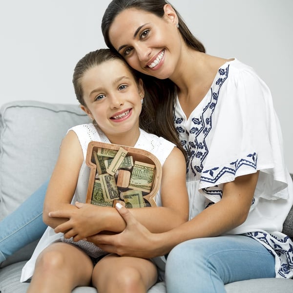 Piggy Bank-Wood Gift For Kids(BUY 2 FREESHIPPING)