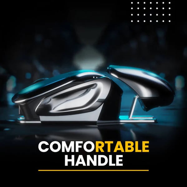 🔥Wireless Ergonomics Metal Mouse