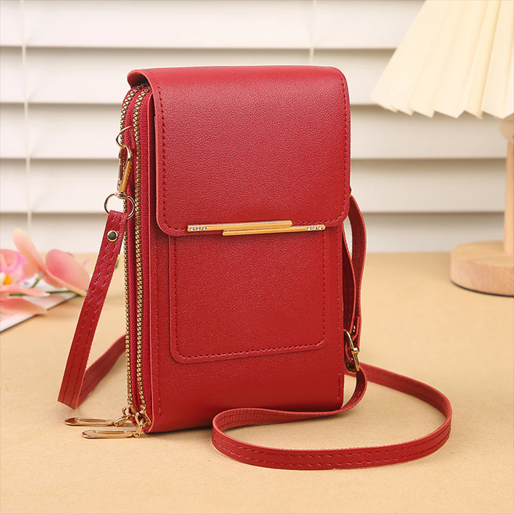 New Women's Touch-Screen Crossbody Phone Wallet