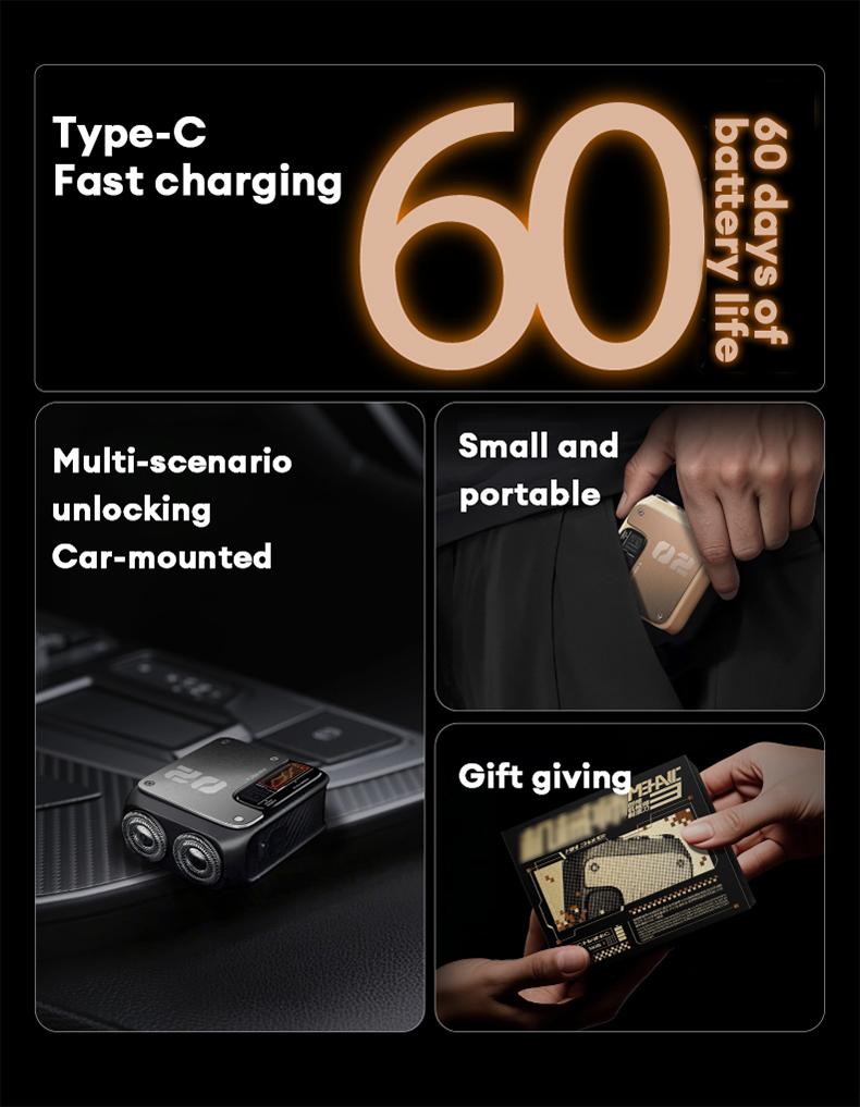 PAXA Mini Electric Shaver - Magnetic Dual Blades Curved Blade Mesh Waterproof Skin-Friendly Washable Rechargeable High-Speed Motor with Long-Lasting Battery Compact Portable Facial Matte Smooth