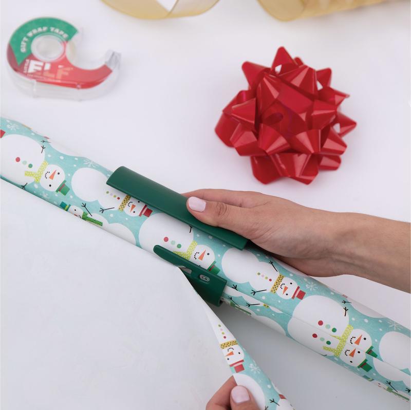 Little Elf Gift Wrap Cutting Tool (2-Pack) - As Seen on Shark Tank - Easy and Safe Wrapping Paper Cutting Tool