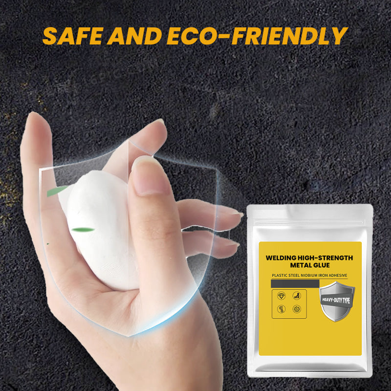 Welding of high-strength metal adhesive