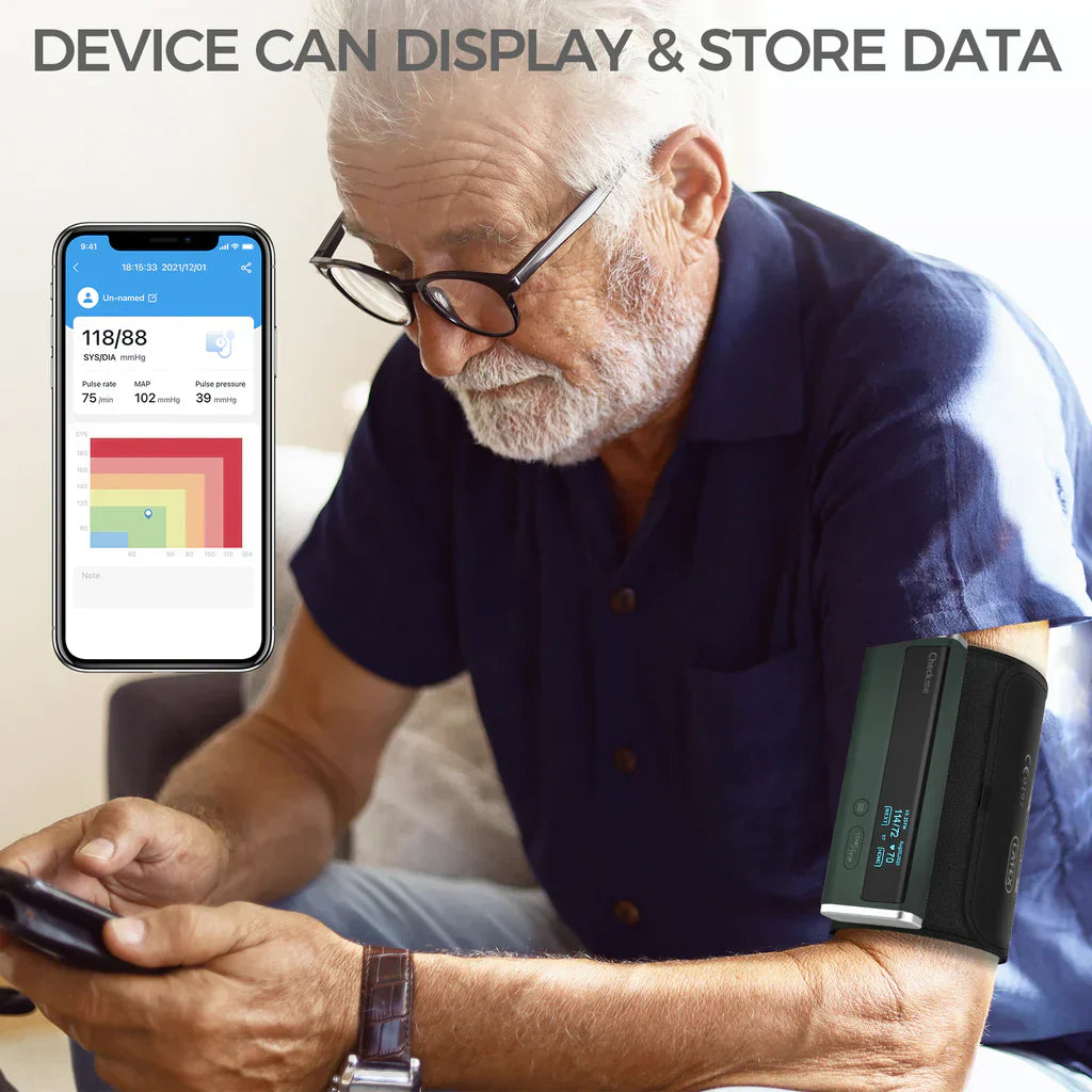 Monitor de pressão arterial bluetooth doméstico Checkme BP2A