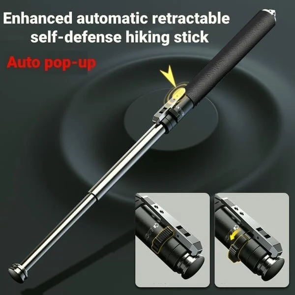 🔥Hot Sale🔥 Enhanced Automatic Retractable Self-Defense Stick