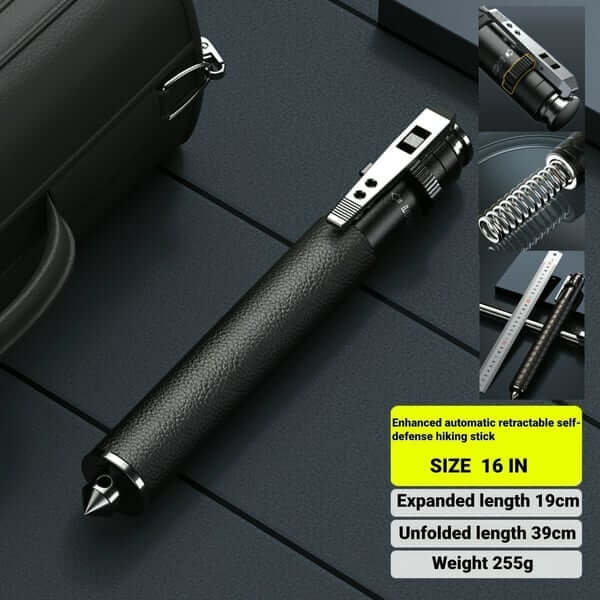 🔥Hot Sale🔥 Enhanced Automatic Retractable Self-Defense Stick