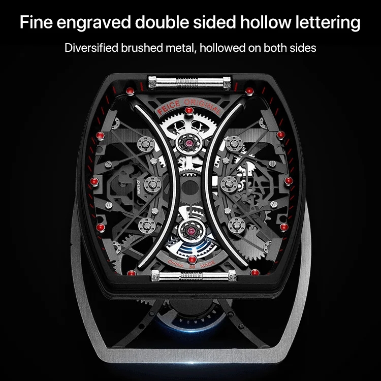 Men's Silicone Waterproof Luminous Richard Watch