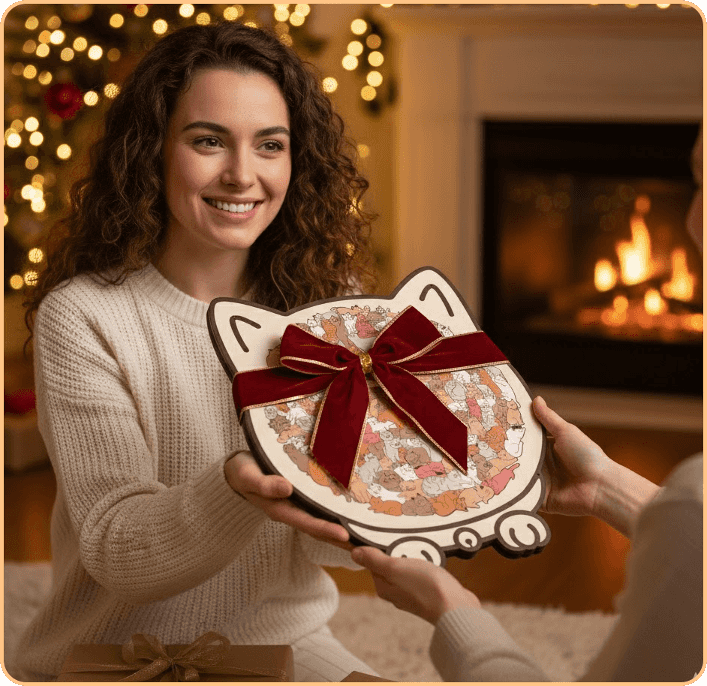 135-piece wooden jigsaw puzzle - a creative gift