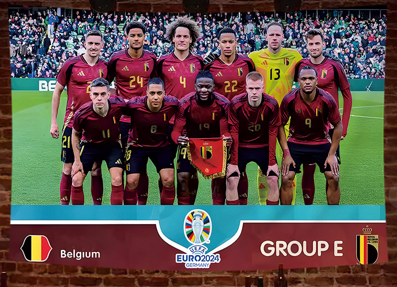 2024 European Cup poster hanging cloth