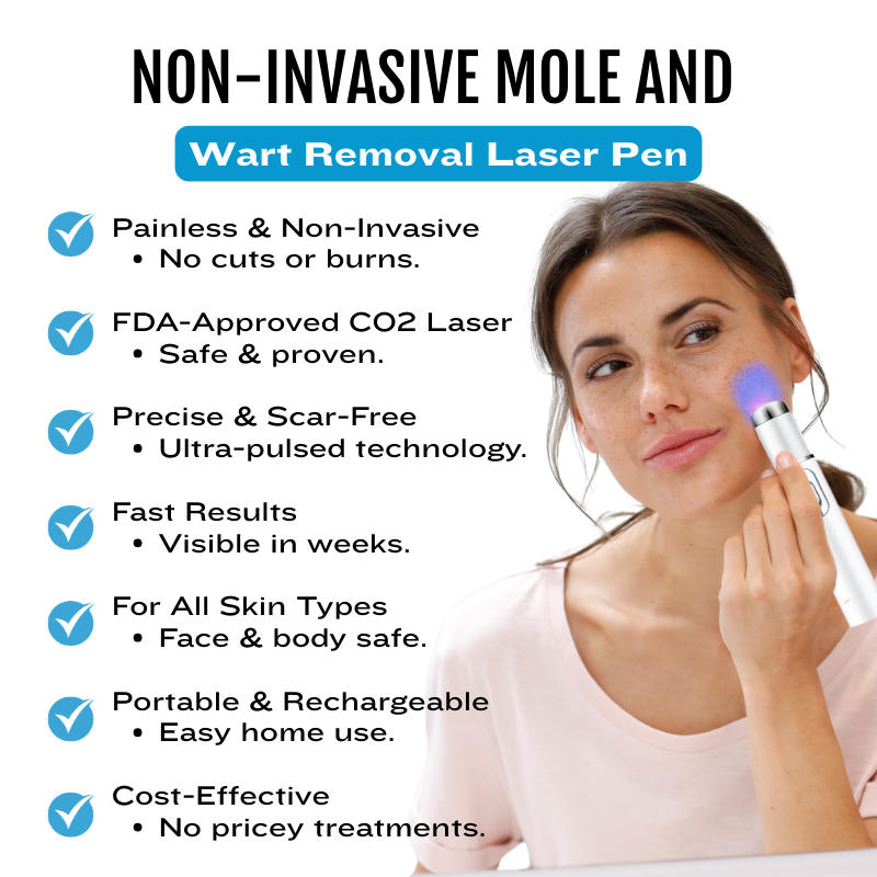 Bikenda SpotlessDerm Mole and Wart Laser Pen